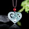 Natural Jade Rabbit Luck Pendant Necklace Natural Jade Rabbit Luck Pendant Necklace
