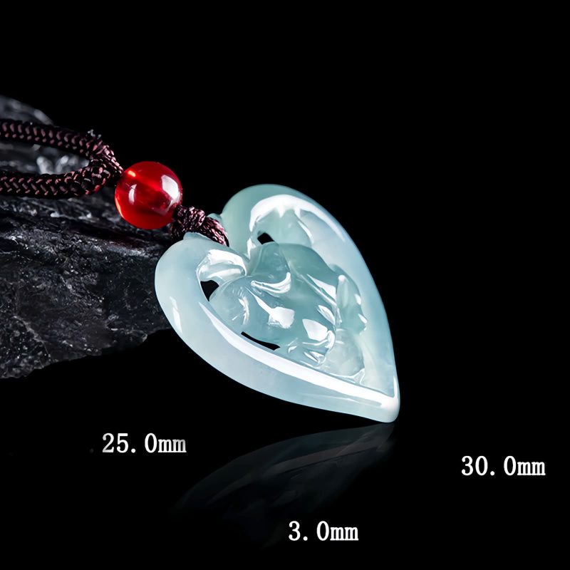 Natural Jade Rabbit Luck Pendant Necklace Natural Jade Rabbit Luck Pendant Necklace
