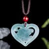 Natural Jade Rabbit Luck Pendant Necklace Natural Jade Rabbit Luck Pendant Necklace