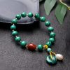 Natural Malachite Red Agate Protection Bracelet Natural Malachite Red Agate Protection Bracelet