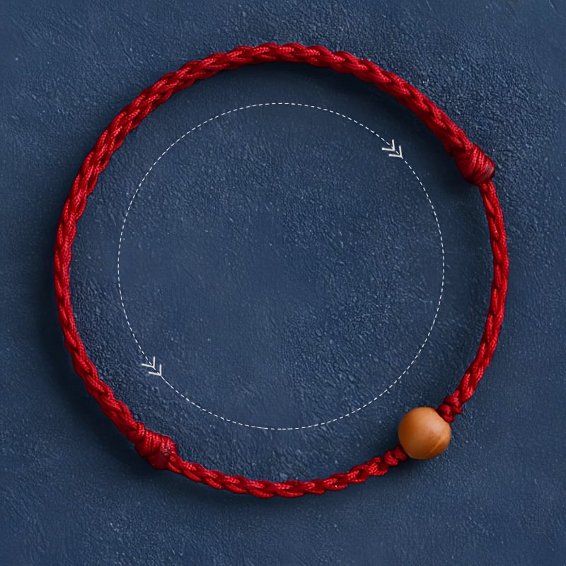 Natural Peach Wood Evil Spirit Protection Bracelet Natural Peach Wood Evil Spirit Protection Bracelet