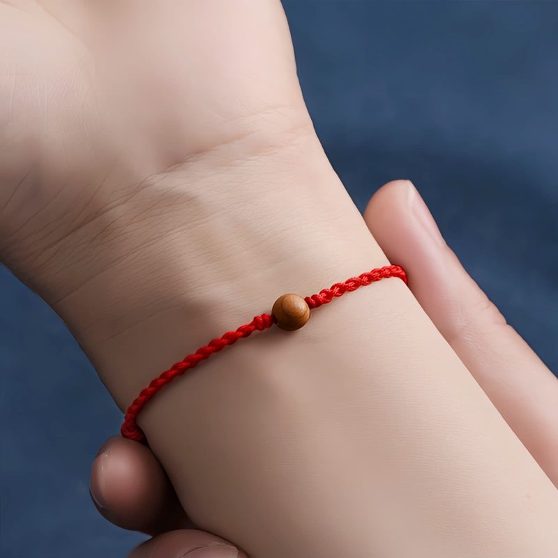 Natural Peach Wood Evil Spirit Protection Bracelet Natural Peach Wood Evil Spirit Protection Bracelet