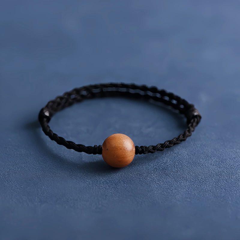 Natural Peach Wood Evil Spirit Protection Bracelet Natural Peach Wood Evil Spirit Protection Bracelet