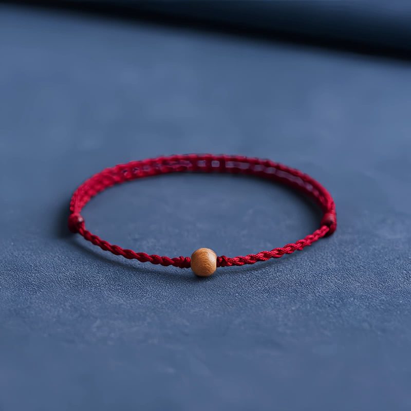 Natural Peach Wood Evil Spirit Protection Bracelet Natural Peach Wood Evil Spirit Protection Bracelet