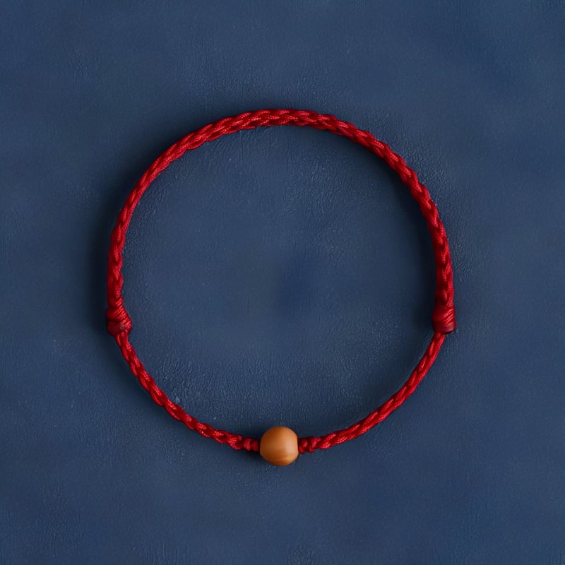 Natural Peach Wood Evil Spirit Protection Bracelet Natural Peach Wood Evil Spirit Protection Bracelet
