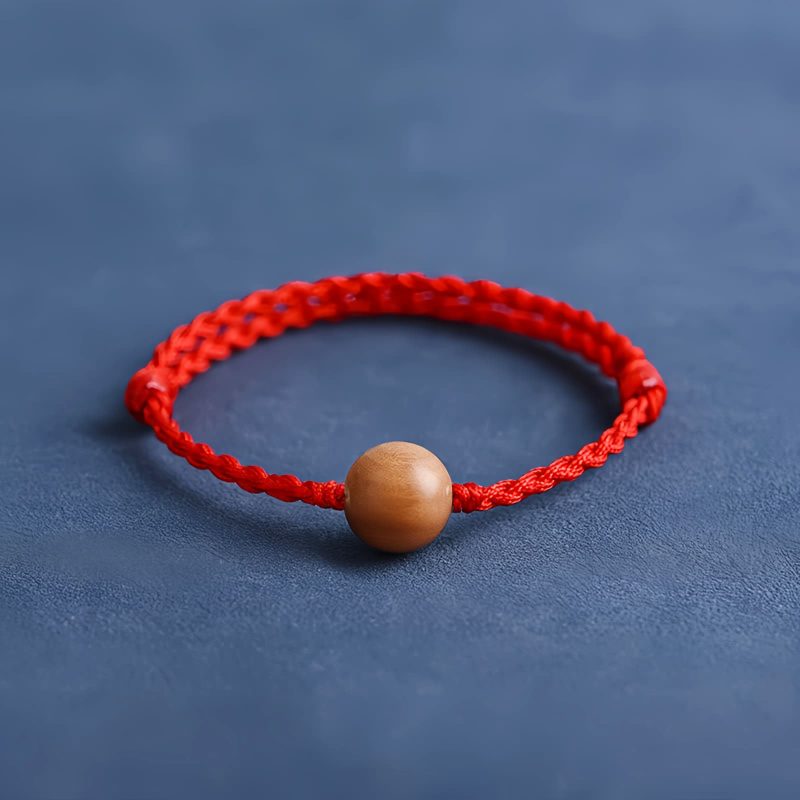 Natural Peach Wood Evil Spirit Protection Bracelet Natural Peach Wood Evil Spirit Protection Bracelet