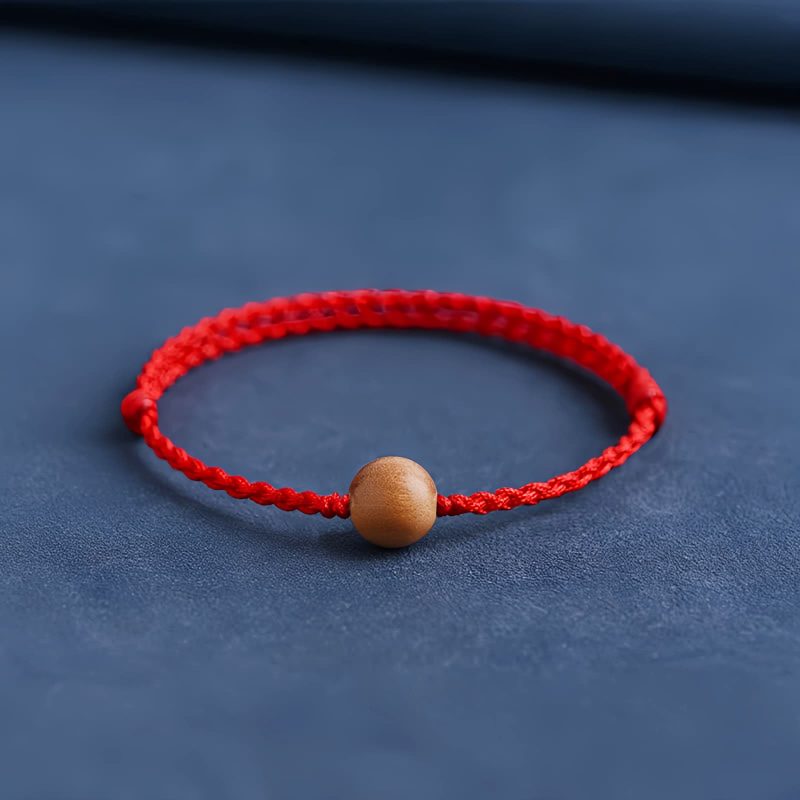 Natural Peach Wood Evil Spirit Protection Bracelet Natural Peach Wood Evil Spirit Protection Bracelet