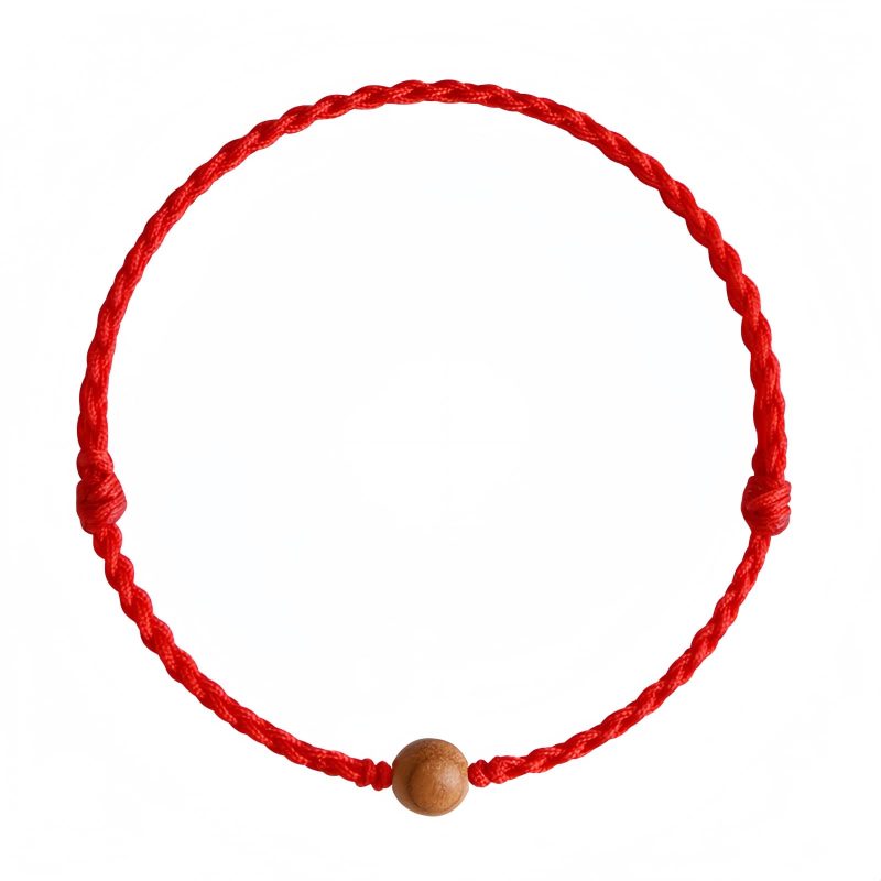 Natural Peach Wood Evil Spirit Protection Bracelet Natural Peach Wood Evil Spirit Protection Bracelet