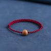 Natural Peach Wood Evil Spirit Protection Bracelet Natural Peach Wood Evil Spirit Protection Bracelet