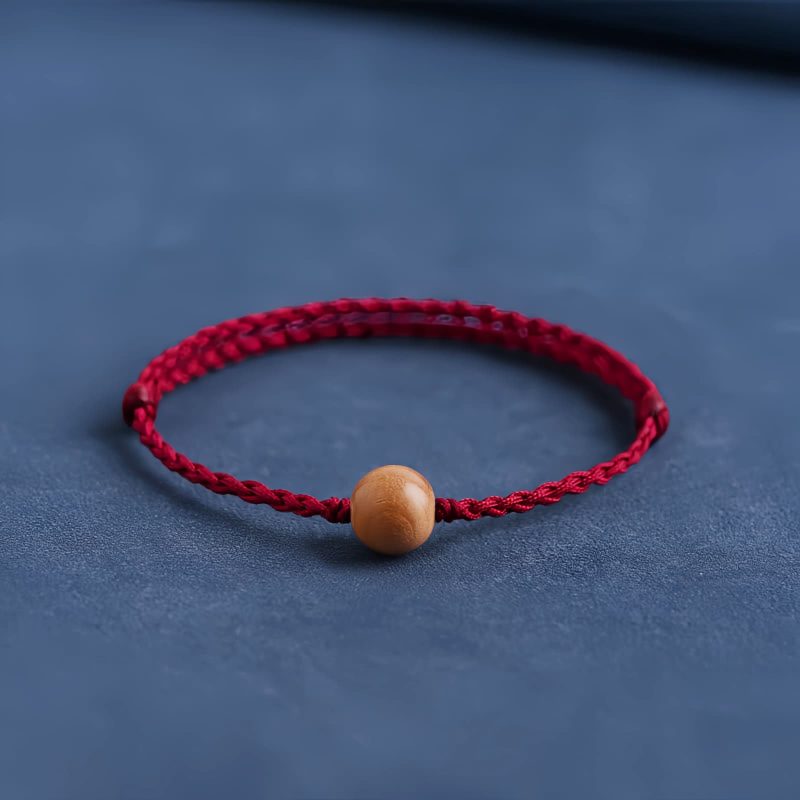 Natural Peach Wood Evil Spirit Protection Bracelet Natural Peach Wood Evil Spirit Protection Bracelet