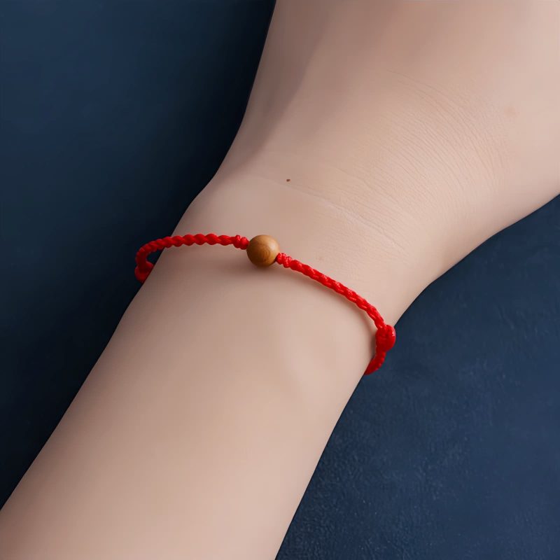 Natural Peach Wood Evil Spirit Protection Bracelet Natural Peach Wood Evil Spirit Protection Bracelet