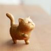 Thuja Sutchuenensis Carved Cat Decoration Thuja Sutchuenensis Carved Cat Decoration