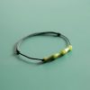 Tibetan Green Bamboo Jade Luck Bracelet Tibetan Green Bamboo Jade Luck Bracelet