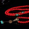 Tibetan Red Turquoise Lucky Necklace & Bracelet Tibetan Red Turquoise Lucky Necklace & Bracelet