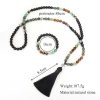 Tiger Eye Turquoise Mala Bracelet for Strength and Protection Tiger Eye Turquoise Mala Bracelet for Strength and Protection
