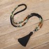Tiger Eye Turquoise Mala Bracelet for Strength and Protection Tiger Eye Turquoise Mala Bracelet for Strength and Protection