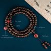108 Mala Beads Agarwood Strength Bracelet 108 Mala Beads Agarwood Strength Bracelet