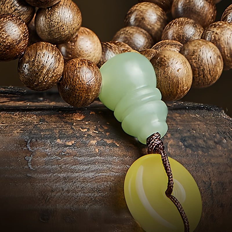 108 Mala Beads Agarwood Amber Balance Bracelet 108 Mala Beads Agarwood Amber Balance Bracelet