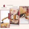 Umhängetasche mit Blumenmuster und Bambusgriff Flower Pattern Bamboo Handle Crossbody Bag