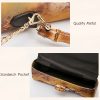 Umhängetasche mit Blumenmuster und Bambusgriff Flower Pattern Bamboo Handle Crossbody Bag