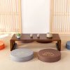 Lotus Embroidery Cotton Linen Meditation Cushion Lotus Embroidery Cotton Linen Meditation Cushion