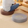 Lotus Embroidery Cotton Linen Meditation Cushion Lotus Embroidery Cotton Linen Meditation Cushion