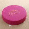 Lotus Embroidery Cotton Linen Meditation Cushion Lotus Embroidery Cotton Linen Meditation Cushion