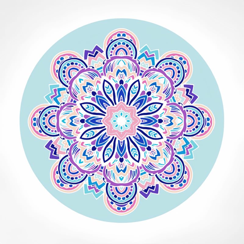 Foldable Lotus Mandala Meditation Mat Foldable Lotus Mandala Meditation Mat