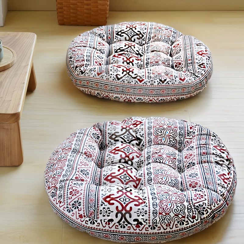 Organic Cotton Tibetan Meditation Cushion Organic Cotton Tibetan Meditation Cushion
