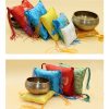 Tibetan Singing Bowl Cushion with Tassel Tibetan Singing Bowl Cushion with Tassel