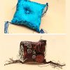 Tibetan Singing Bowl Cushion with Tassel Tibetan Singing Bowl Cushion with Tassel