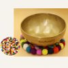 Tibetan Singing Bowl with Felted Wool Cushion Tibetan Singing Bowl with Felted Wool Cushion