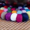 Tibetan Singing Bowl with Felted Wool Cushion Tibetan Singing Bowl with Felted Wool Cushion