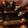 Tibetan Rosewood Heart Sutra Protection Bracelet Tibetan Rosewood Heart Sutra Protection Bracelet
