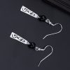 925 Silver Black Onyx Protection Earrings 925 Silver Black Onyx Protection Earrings
