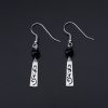 925 Silver Black Onyx Protection Earrings 925 Silver Black Onyx Protection Earrings