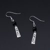 925 Silver Black Onyx Protection Earrings 925 Silver Black Onyx Protection Earrings