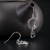 925 Silver Asymmetric Peacock Earrings 925 Silver Asymmetric Peacock Earrings