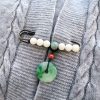 Bodhi Seed Jade Peace Brooch