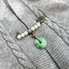 Bodhi Seed Jade Peace Brooch
