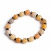 Pulsera de Loto en Jade Seda Dorada para la Prosperidad Golden Silk Jade Lotus Prosperity Bracelet