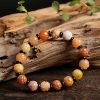 Pulsera de Loto en Jade Seda Dorada para la Prosperidad Golden Silk Jade Lotus Prosperity Bracelet