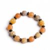 Pulsera de Loto en Jade Seda Dorada para la Prosperidad Golden Silk Jade Lotus Prosperity Bracelet