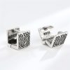Grass Pattern Tibetan Copper Stud Earrings Grass Pattern Tibetan Copper Stud Earrings
