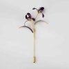 Handmade Mulberry Silk Orchid Brooch Handmade Mulberry Silk Orchid Brooch