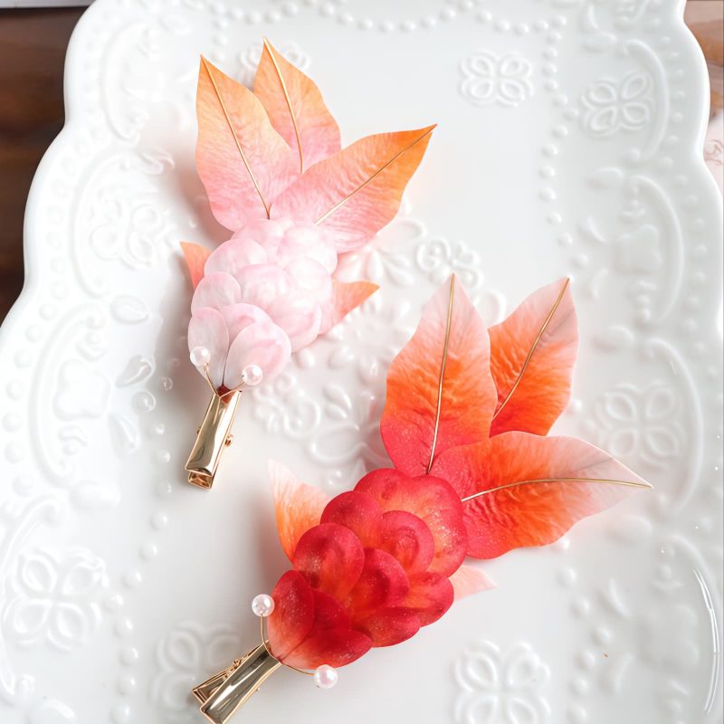 Handmade Mulberry Silk Koi Fish Brooch Handmade Mulberry Silk Koi Fish Brooch