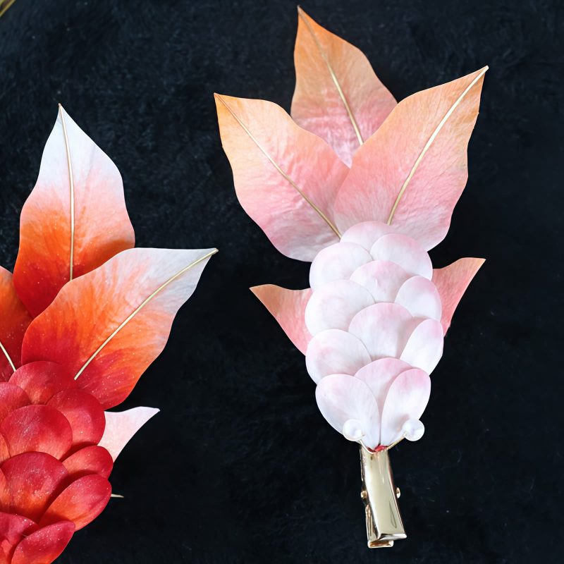 Handmade Mulberry Silk Koi Fish Brooch Handmade Mulberry Silk Koi Fish Brooch