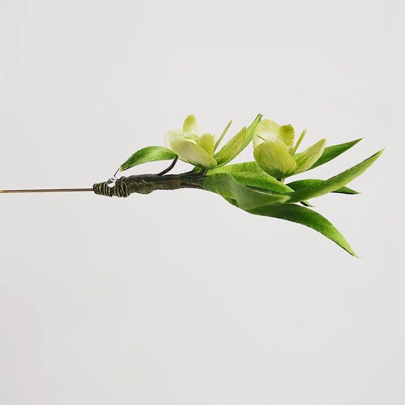 Handmade Mulberry Silk Flower Brooch & Hairpin Handmade Mulberry Silk Flower Brooch & Hairpin