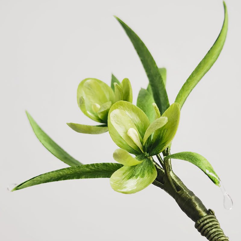 Handmade Mulberry Silk Flower Brooch & Hairpin Handmade Mulberry Silk Flower Brooch & Hairpin