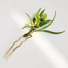 Handmade Mulberry Silk Flower Brooch & Hairpin Handmade Mulberry Silk Flower Brooch & Hairpin